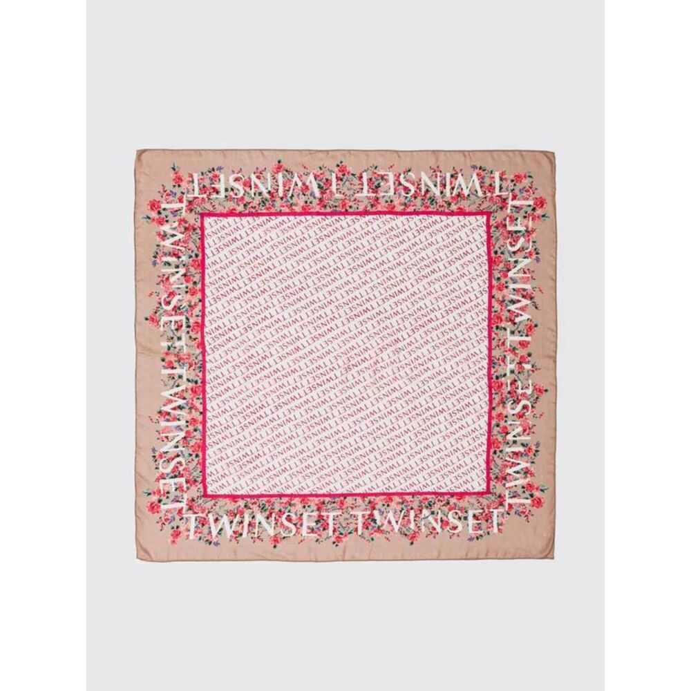 Twinset Women Modal Scarf With Floral Print Twinset